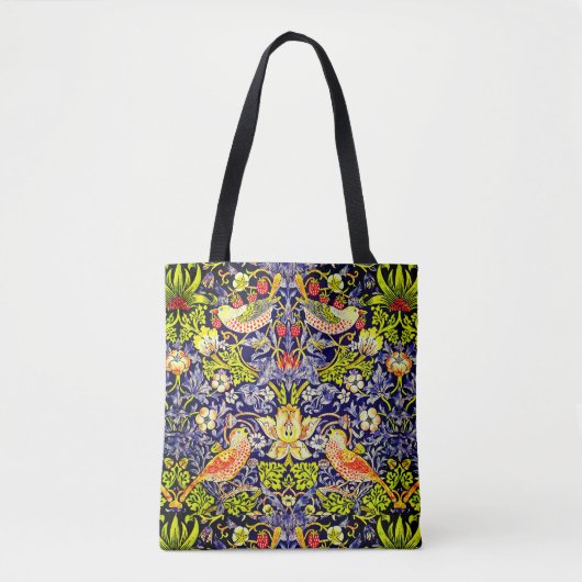Strawberry Thief Birds William Morris Tasche (Vorderseite)