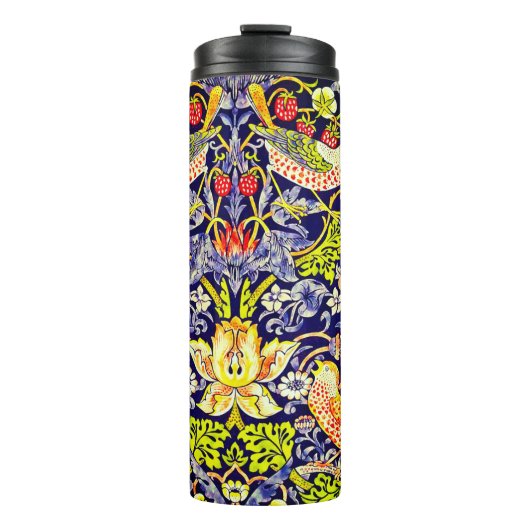 Strawberry Thief Birds William Morris Thermosbecher (Vorderseite)