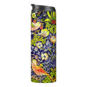 Strawberry Thief Birds William Morris Thermosbecher (Nach rechts gedreht)