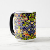 Strawberry Thief Birds William Morris Verwandlungstasse (Vorderseite Links)