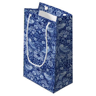Strawberry Thief Blue Monotone, William Morris Kleine Geschenktüte