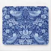 Strawberry Thief Blue Monotone, William Morris Mousepad (Vorne)