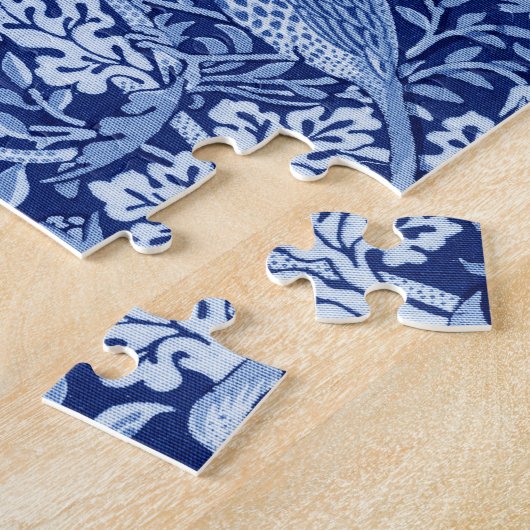 Strawberry Thief Blue Monotone, William Morris Puzzle (Seite)