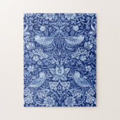 Strawberry Thief Blue Monotone, William Morris Puzzle (Vertikal)