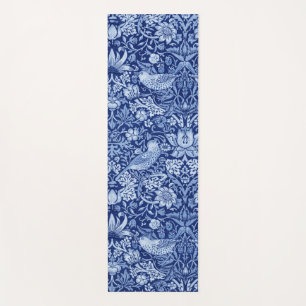 Strawberry Thief Blue Monotone, William Morris Yogamatte
