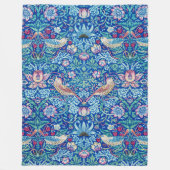 Strawberry Thief Blue, William Morris Fleece Blank (Vorderseite)