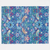 Strawberry Thief Blue, William Morris Fleece Blank (Vorderseite (Horizontal))