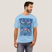Strawberry Thief Blue, William Morris T-Shirt (Vorne ganz)