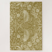 Strawberry Thief Gold, William Morris Puzzle (Vertikal)