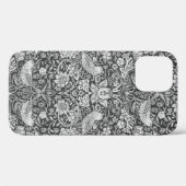 Strawberry Thief Gray, William Morris Case-Mate iPhone Hülle (Rückseite (Horizontal))
