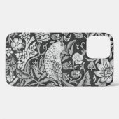 Strawberry Thief Gray, William Morris Case-Mate iPhone Hülle (Rückseite (Horizontal))