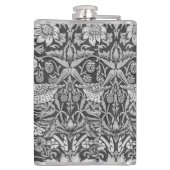 Strawberry Thief Gray, William Morris Flachmann (Rückseite)