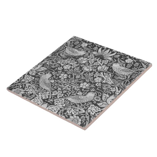 Strawberry Thief Gray, William Morris Fliese (Seite)