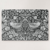 Strawberry Thief Gray, William Morris Puzzle (Horizontal)