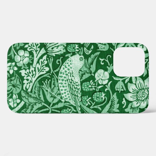 Strawberry Thief Green, William Morris Case-Mate iPhone Hülle (Rückseite (Horizontal))