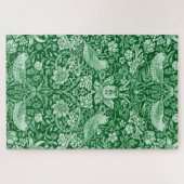 Strawberry Thief Green, William Morris Puzzle (Horizontal)
