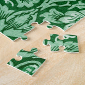 Strawberry Thief Green, William Morris Puzzle (Seite)
