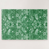 Strawberry Thief Green, William Morris Puzzle (Horizontal)