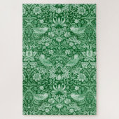 Strawberry Thief Green, William Morris Puzzle (Vertikal)