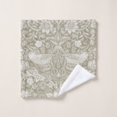 Strawberry Thief Ivory, William Morris Badhandtuch Set (Waschlappen)