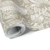 Strawberry Thief Ivory, William Morris Geschenkpapier (Rolleneckpunkt)