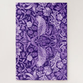 Strawberry Thief Lila, William Morris Puzzle (Vertikal)