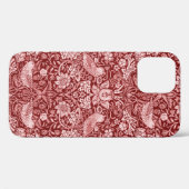 Strawberry Thief Maroon, William Morris Case-Mate iPhone Hülle (Rückseite (Horizontal))