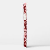 Strawberry Thief Maroon, William Morris Case-Mate iPhone Hülle (Rückseite / Rechts)