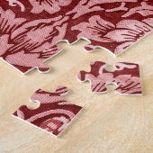 Strawberry Thief Maroon, William Morris Puzzle (Seite)