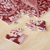 Strawberry Thief Maroon, William Morris Puzzle (Seite)