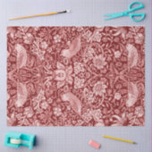 Strawberry Thief Maroon, William Morris Seidenpapier (Basteln)