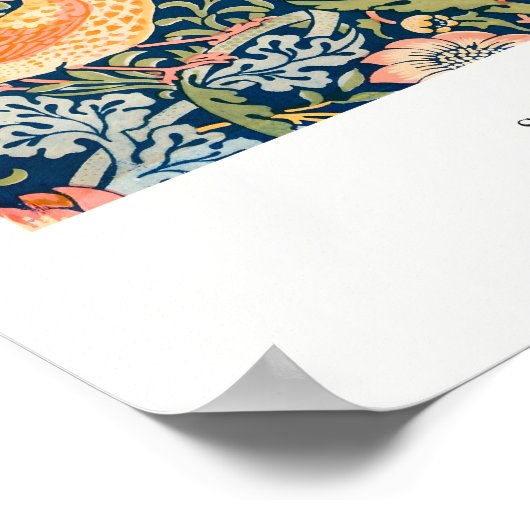 Strawberry Thief Poster (Ecke)