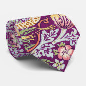 Strawberry Thief Red, William Morris Krawatte (Gerollt)