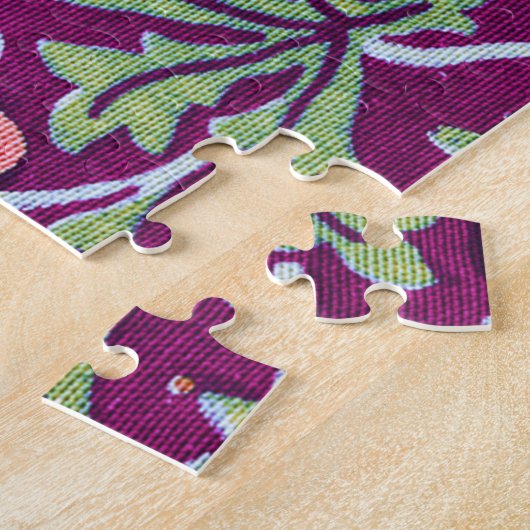 Strawberry Thief Red, William Morris Puzzle (Seite)