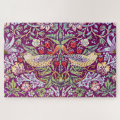 Strawberry Thief Red, William Morris Puzzle (Horizontal)