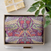 Strawberry Thief Red, William Morris Seidenpapier (Geschenk)