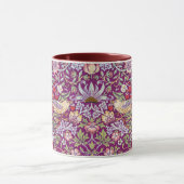 Strawberry Thief Red, William Morris Tasse (Zentrum)