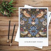 Strawberry Thief Textile Design William Morris Postkarte