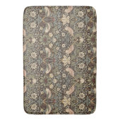 Strawberry Thief von William Morris Chocolate Badematte (Vorderseite Vertikal)