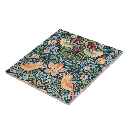 Strawberry Thief (von William Morris) Fliese (Seite)