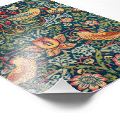 Strawberry Thief von William Morris Fotodruck (Ecke)