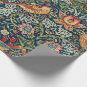 Strawberry Thief von William Morris Geschenkpapier (Ecke)