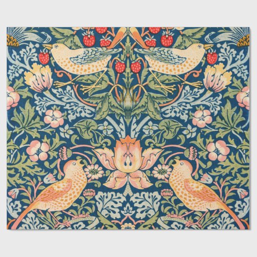 Strawberry Thief (von William Morris) Geschenkpapier (Flach)