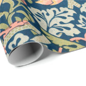 Strawberry Thief (von William Morris) Geschenkpapier (Rolleneckpunkt)