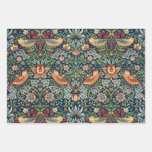 Strawberry Thief von William Morris Geschenkpapier Set (Vorderseite)