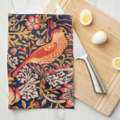 Strawberry Thief von William Morris Geschirrtuch (Viertel Falte)