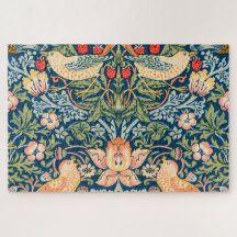 Strawberry Thief (von William Morris) Jigsaw Puzzl