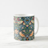 Strawberry Thief (von William Morris) Kaffeetasse (VorderseiteRechts)
