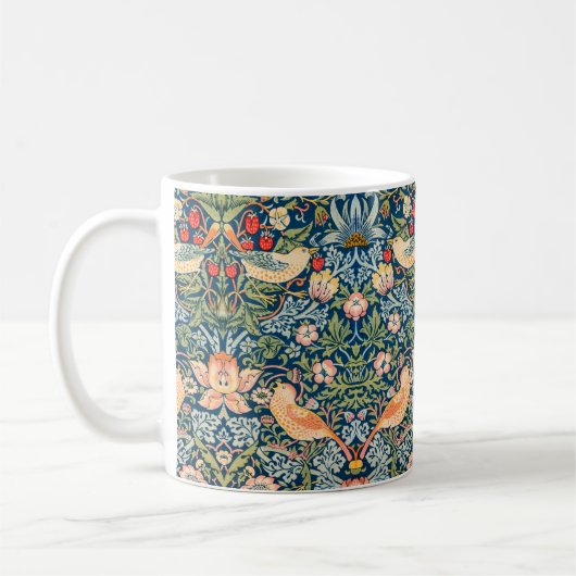 Strawberry Thief (von William Morris) Kaffeetasse (Links)