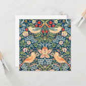 Strawberry Thief (von William Morris) Karte (Vorderseite/Rückseite Beispiel)